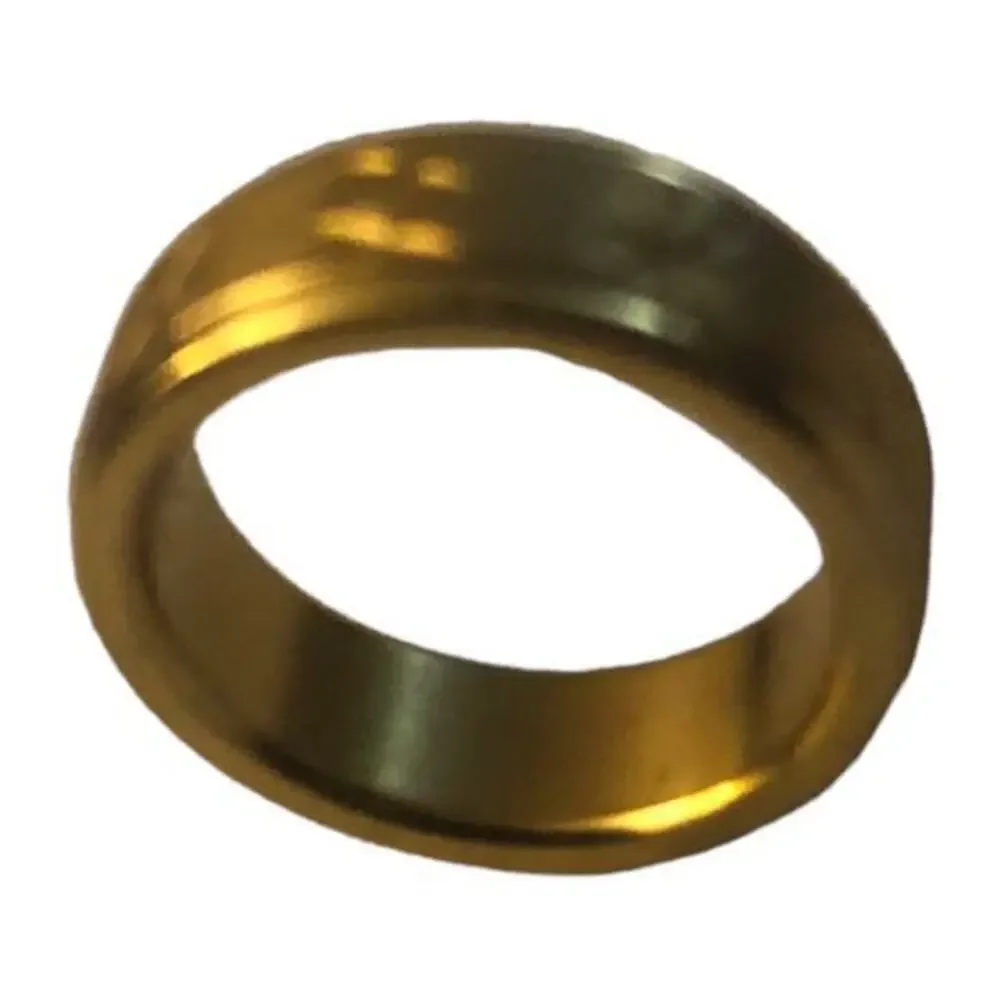 New‎ gold color stainless steel ring size 5